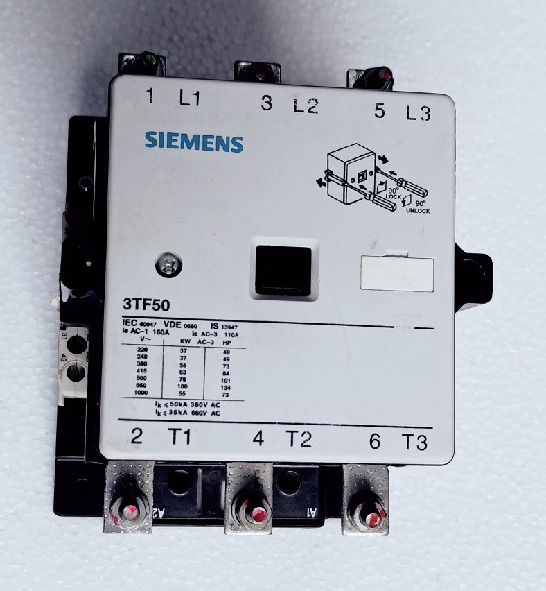 Siemens Contactor 3tf50 - Color: Grey