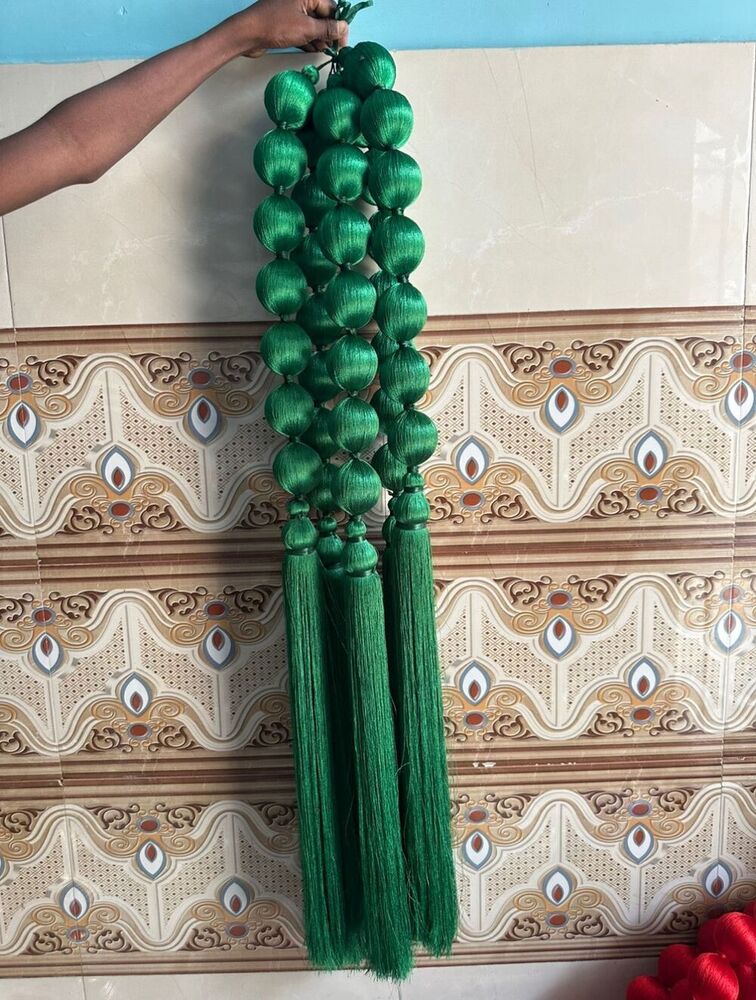 Green Hanging Fancy Hanging - Fabric Type: Synthetic Thread