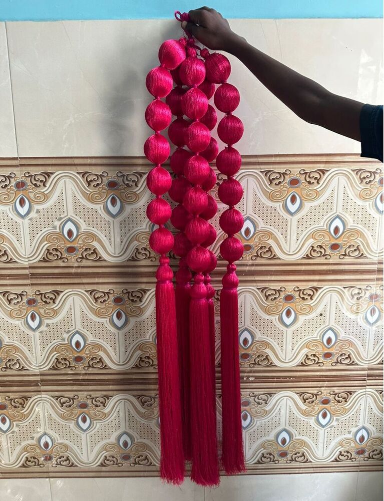 3 Feet Maroon Fancy Hanging