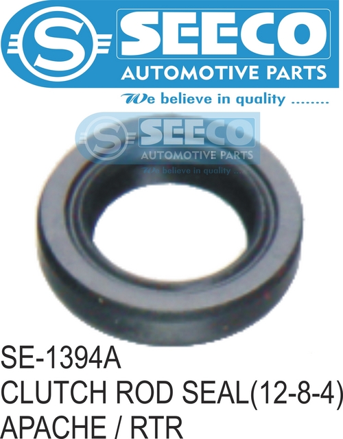 CLUTH ROD SEAL - Rubber, 76.2-152.4 mm , Polished Finish, 40-100 g | Patented Wave Seal Lip Design, Heat Dissipation, Contaminant Exclusion