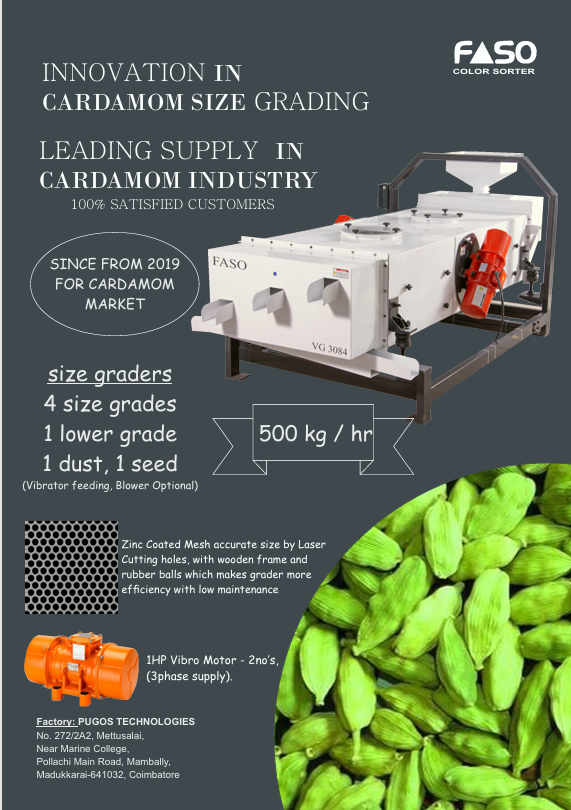 Cardamom Grader - Automation Grade: 5