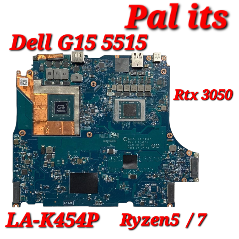 Dell G15 5515 La-K454P Laptop Motherboard - Dimension (L*W*H): 15 Centimeter (Cm)