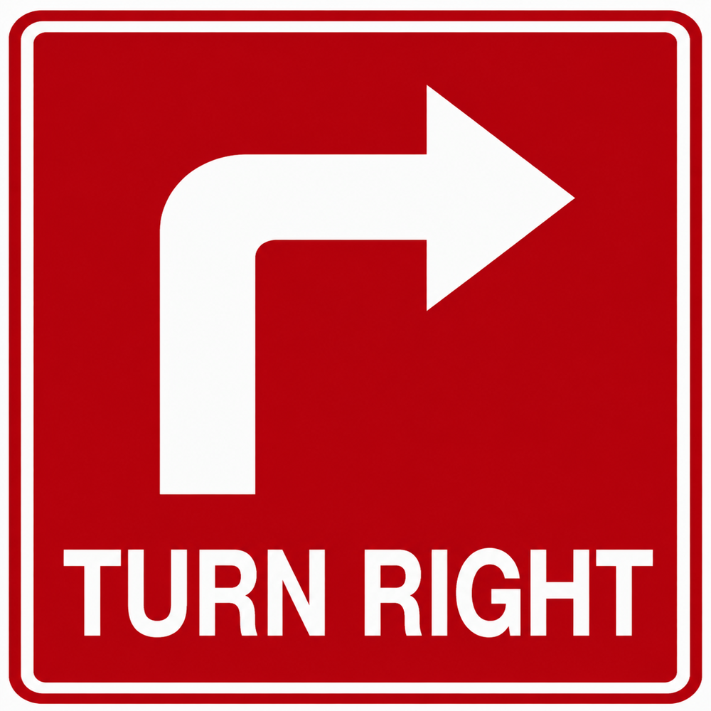 Direction Sign Board - Application: Factories