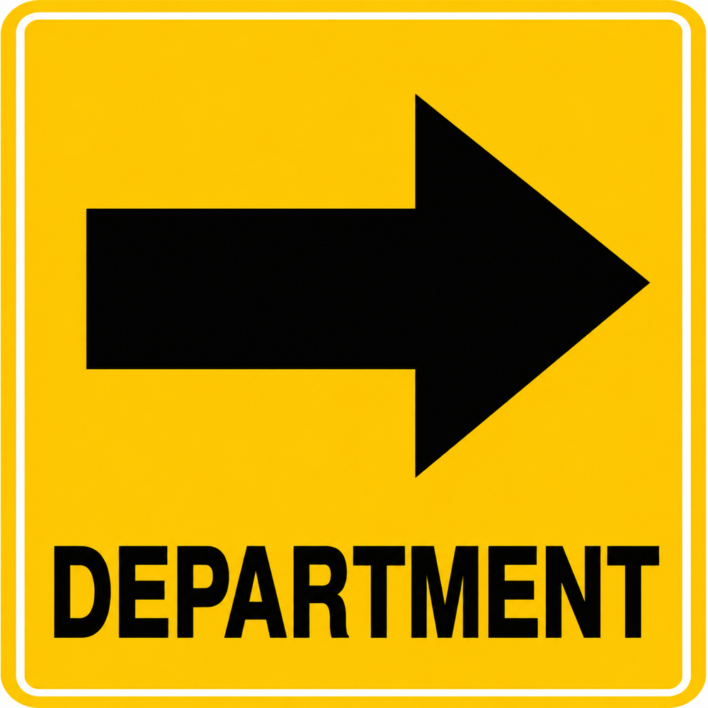 Direction Sign Board - Application: Factories