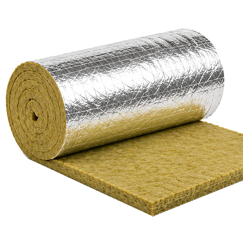 Aluminium Foil Faced Rock Wool Building Roll - Application: Thermal And Acoustic Insulation For Roofs
