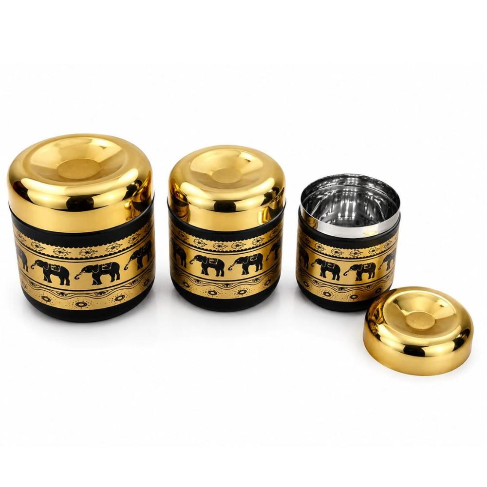 Stainless steel Tea Sugar and Coffee Jars or containkers