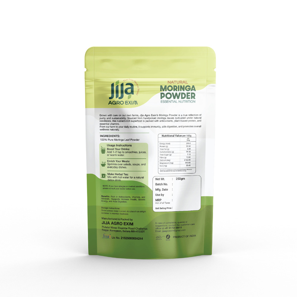 100% 250 gm Pure Moringa Leaf Powder