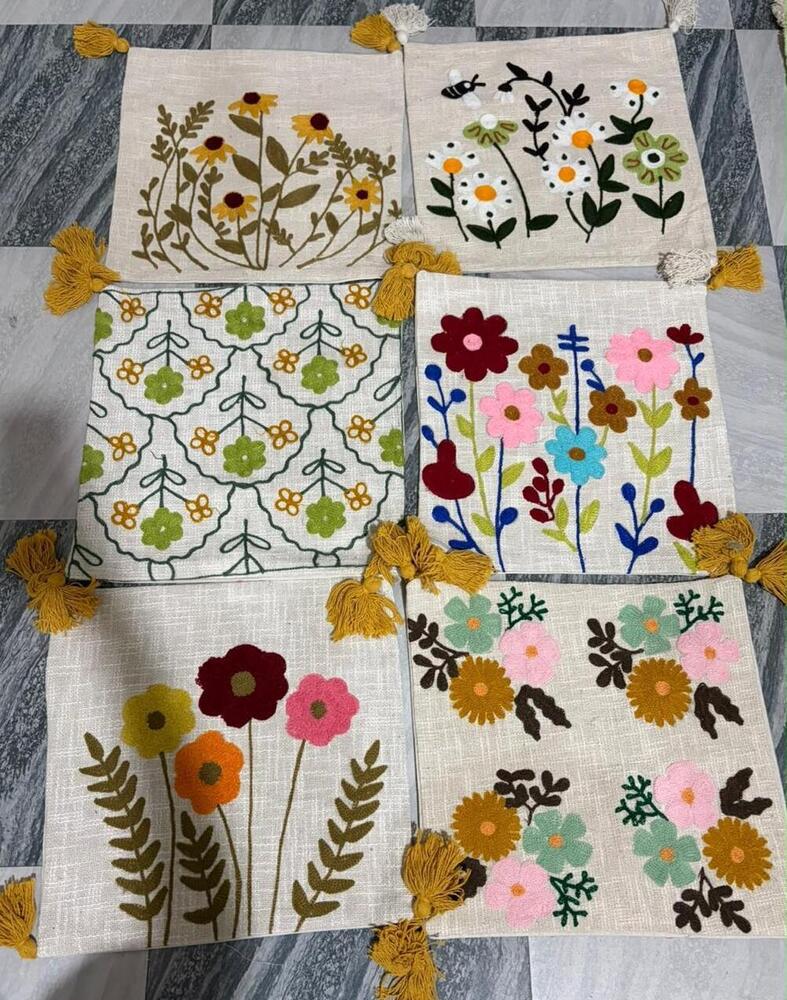 Embroidery Cushion Cover