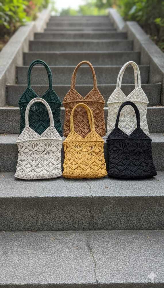 Macrame Crochet Bag