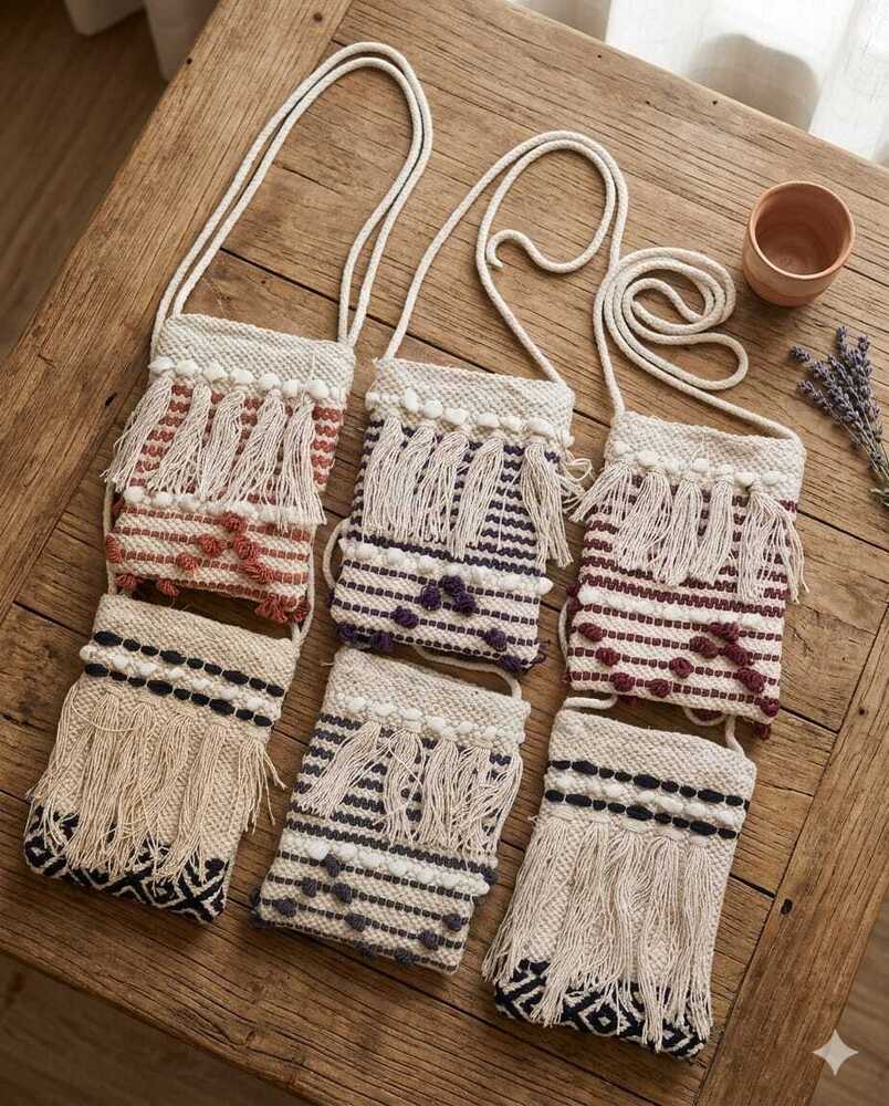 Macrame Mobile Sling Bag