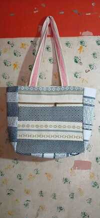 Cotton Tote Handbag