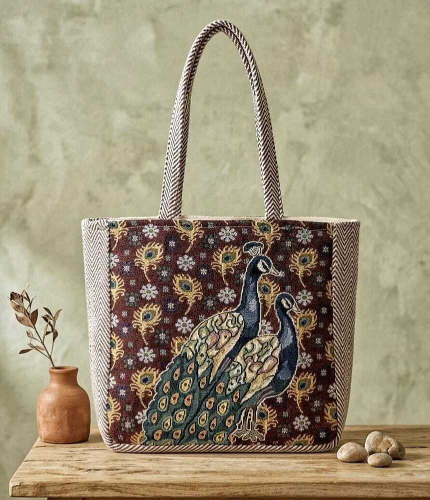 Print Tote Handbag