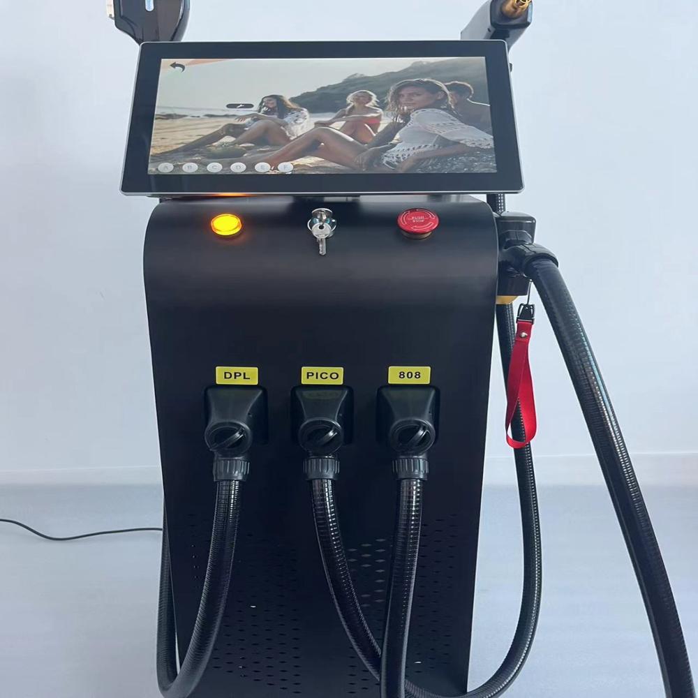 808+IPL+PICO 3 in 1 system Hair Removal Machine