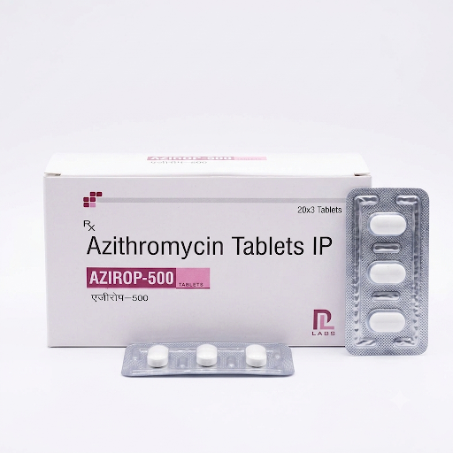 AZIROP-500 Tablets (Azithromycin Tablets IP 500 mg)