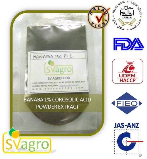 Banaba Leaf Extract Purity(%): 100%