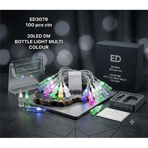 ED3079 5M Multi Colour Bottle Led Lights
