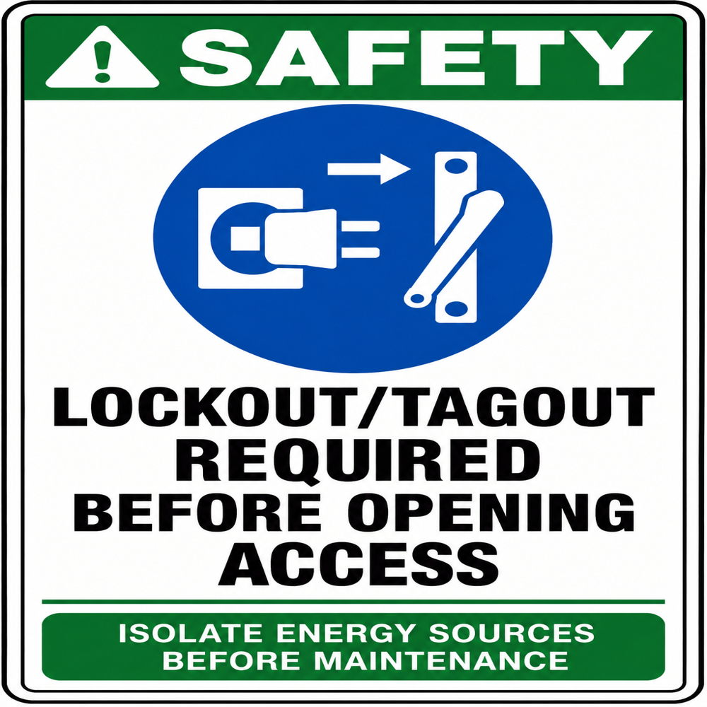 Safety Instruction - Application: Factories