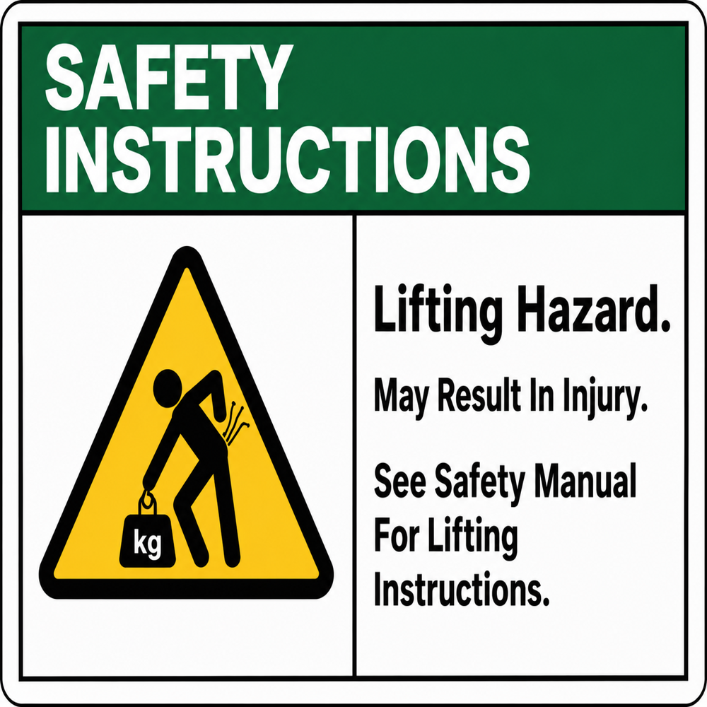 Safety Instruction - Application: Factories