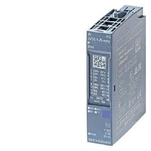 Siemens, Simatic Et 200Sp, 7Mh4134-6Lb00-0Da0, N/A (Analog Input Strain Gauge High Speed Module), 1-Phase, 24 V Dc - Call Control Protocol: Not Applicable (Industrial Weighing Automation Tracking Component)