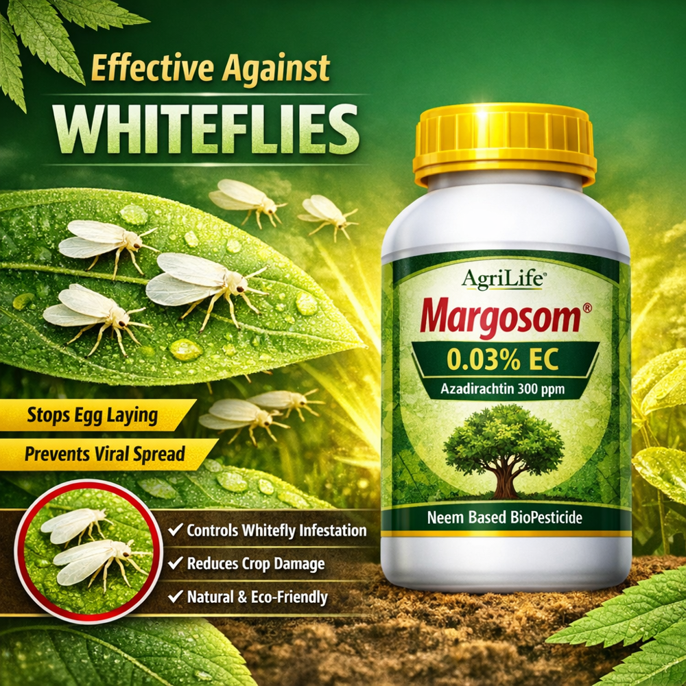 Margosom 0.03 % EC - Azadirachta indica (Neem Oil 300 PPM)