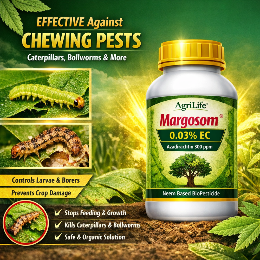 Margosom 0.03 % Ec - Azadirachta Indica (Neem Oil 300 Ppm) - Color: Dark Brown