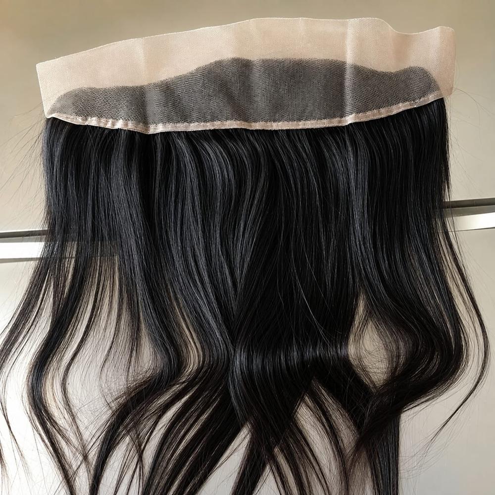 Human Hair Frontal - Color: Black