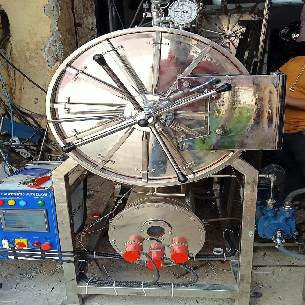 Horizontal Rectangular Autoclave - Application: Medical