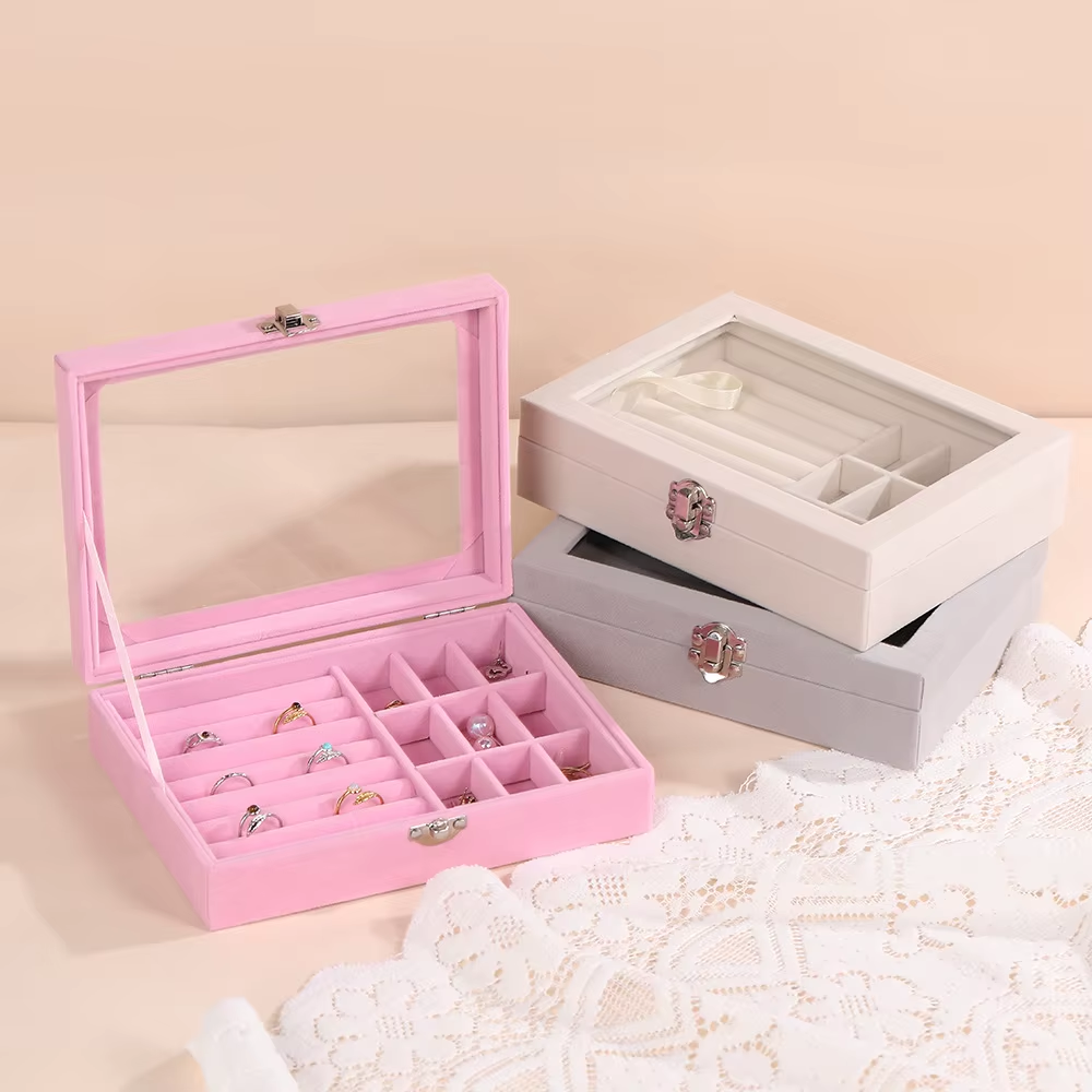 Velvet Jewellery Box