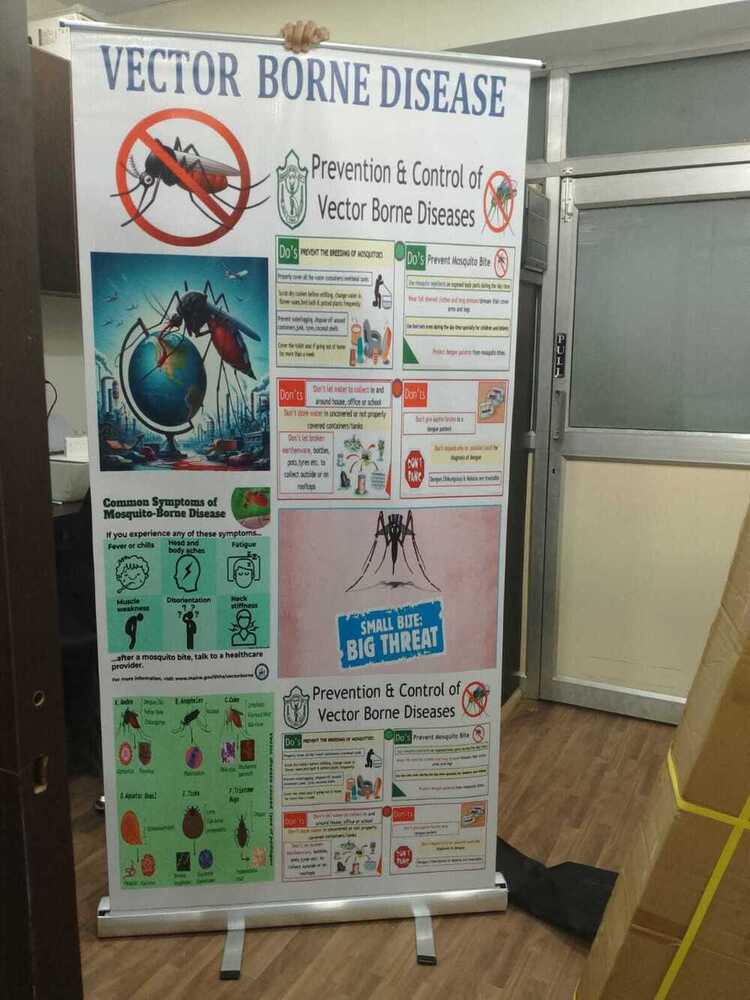 Lollipop Flange Standee