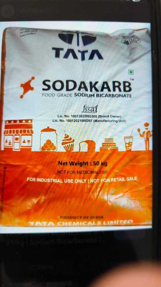 Tata Sodakarb Food Grade Sodium Bicarbonate