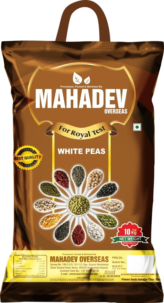10kg White Peas