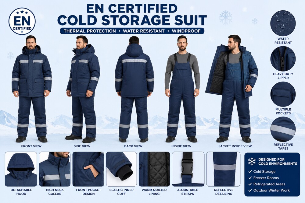 EN Certified Cold Storage Suit