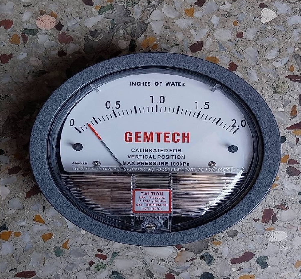 GEMTECH India Ka Naya Differential Pressure Gauge | D.P. Engineers Delhi
