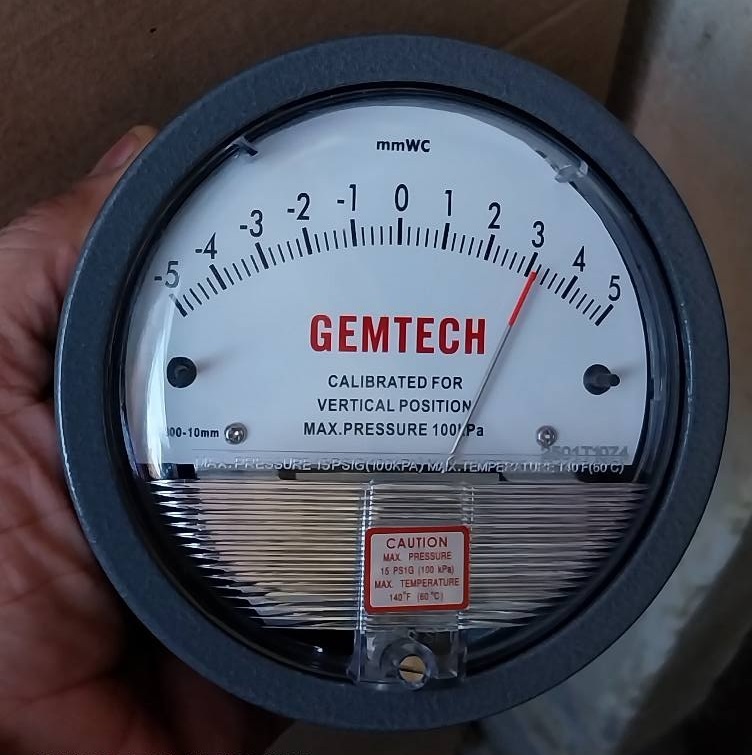 GEMTECH India Ka Naya Differential Pressure Gauge | D.P. Engineers Delhi
