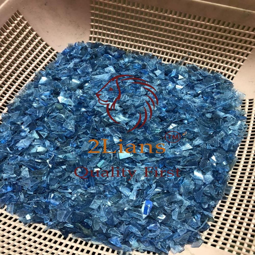 PC bottle regrind transparent blue tint