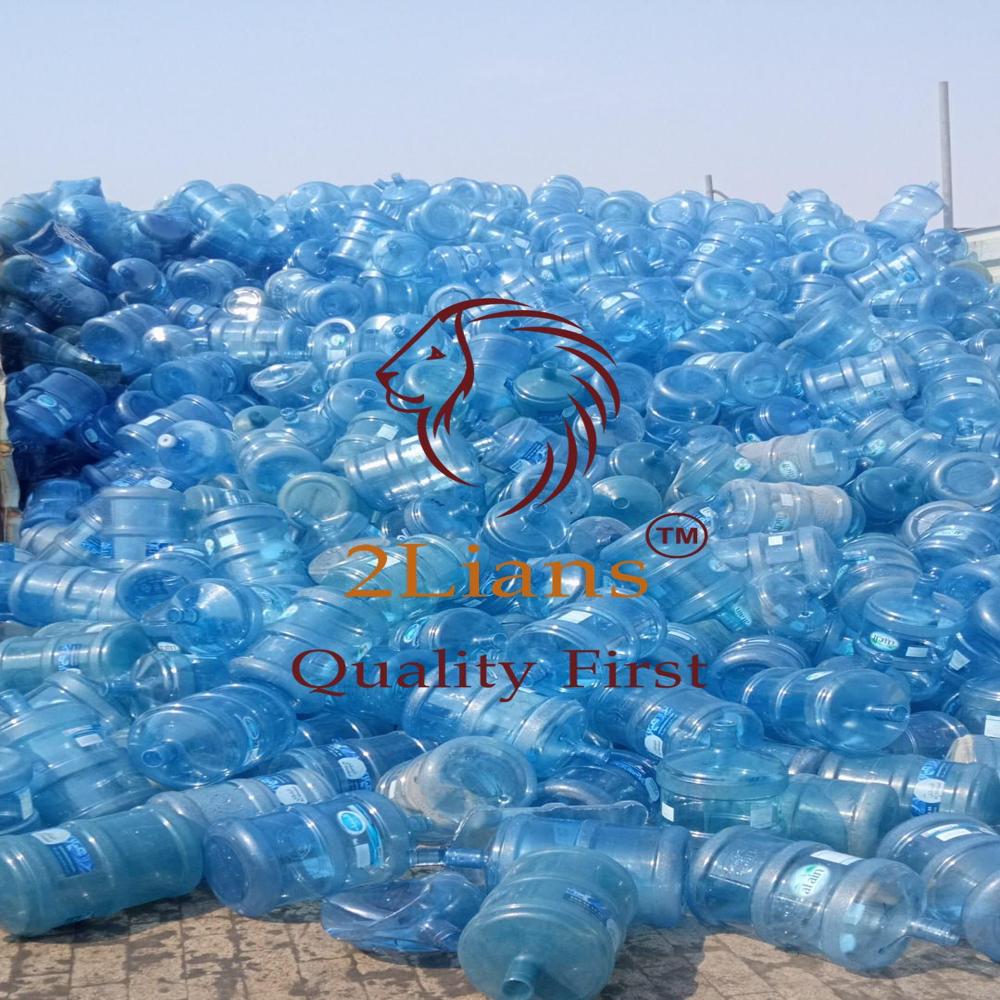 PC bottle regrind transparent blue tint