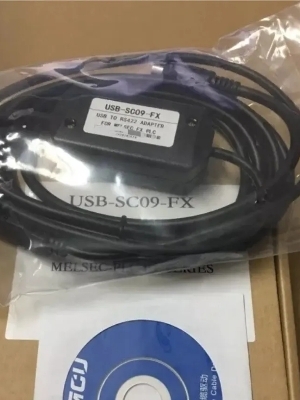 Usb-Sc09-Fx Plc Programming Cable For Mitsubishi Melsec Usb Rs422 Adapter - Brand Name: Delta
