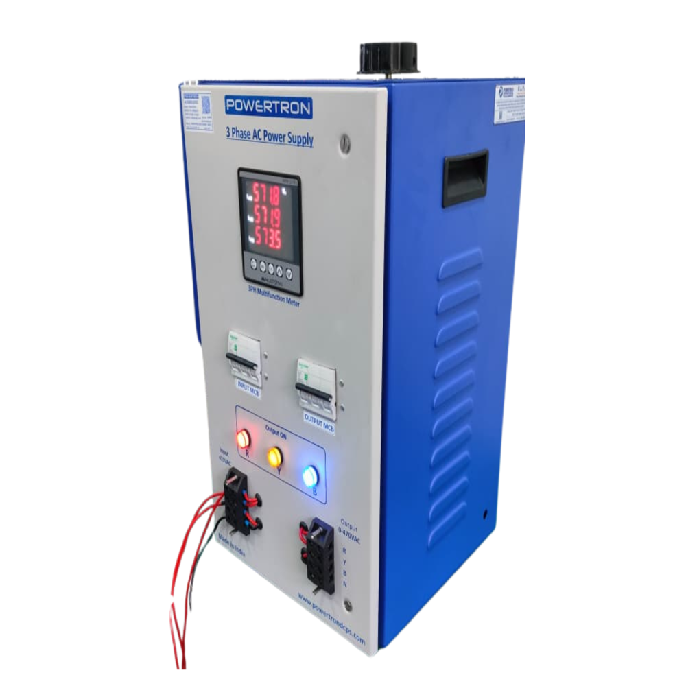 Three Phase AC Power Supply 470V, 2KVA, 4.5A