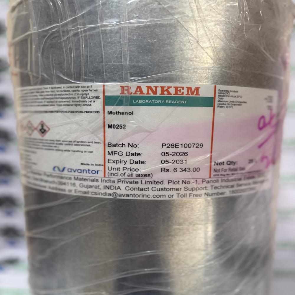 Methanol Rankem 25L