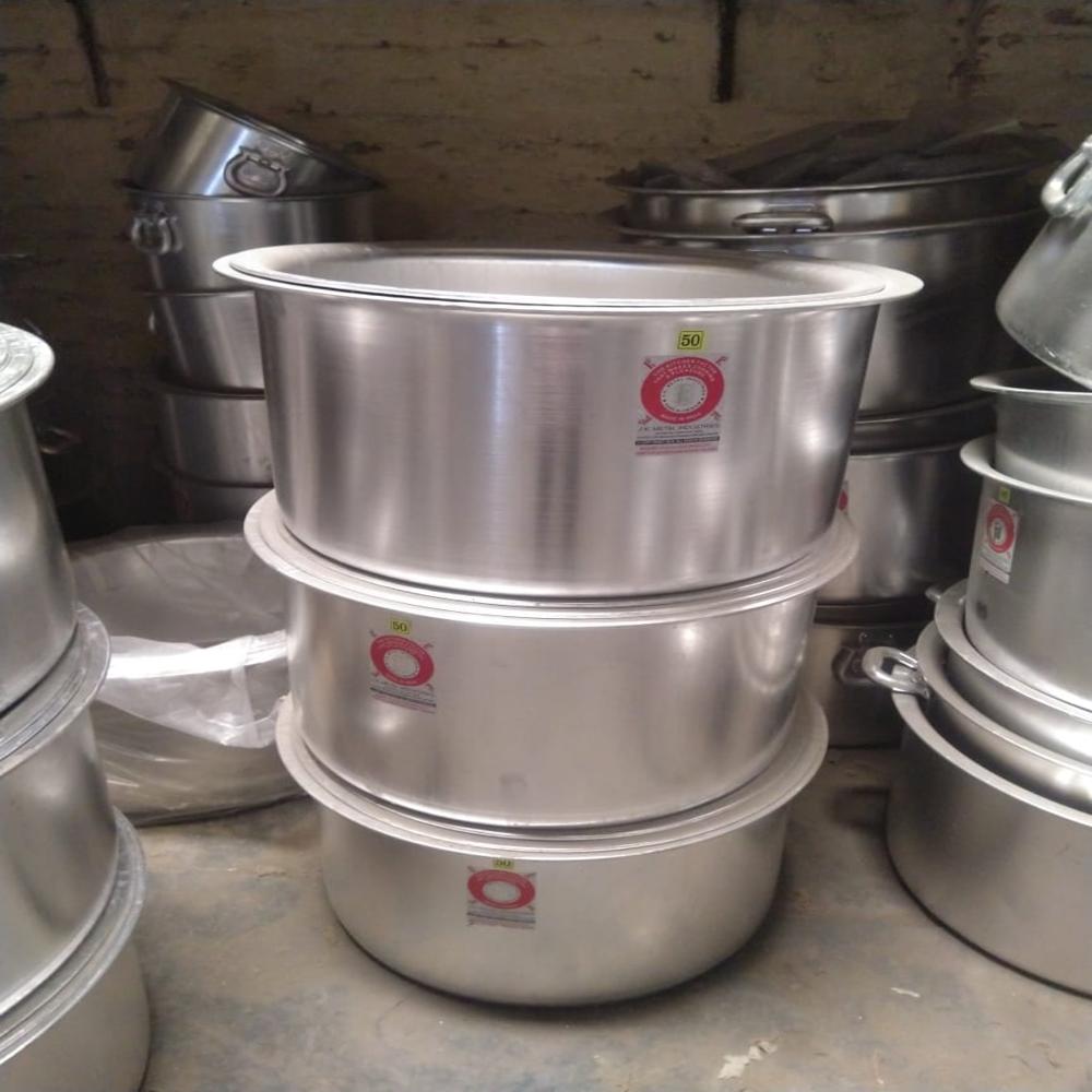 Metal Tope - Aluminum Round Standard Size | Silver Finish For Versatile Applications