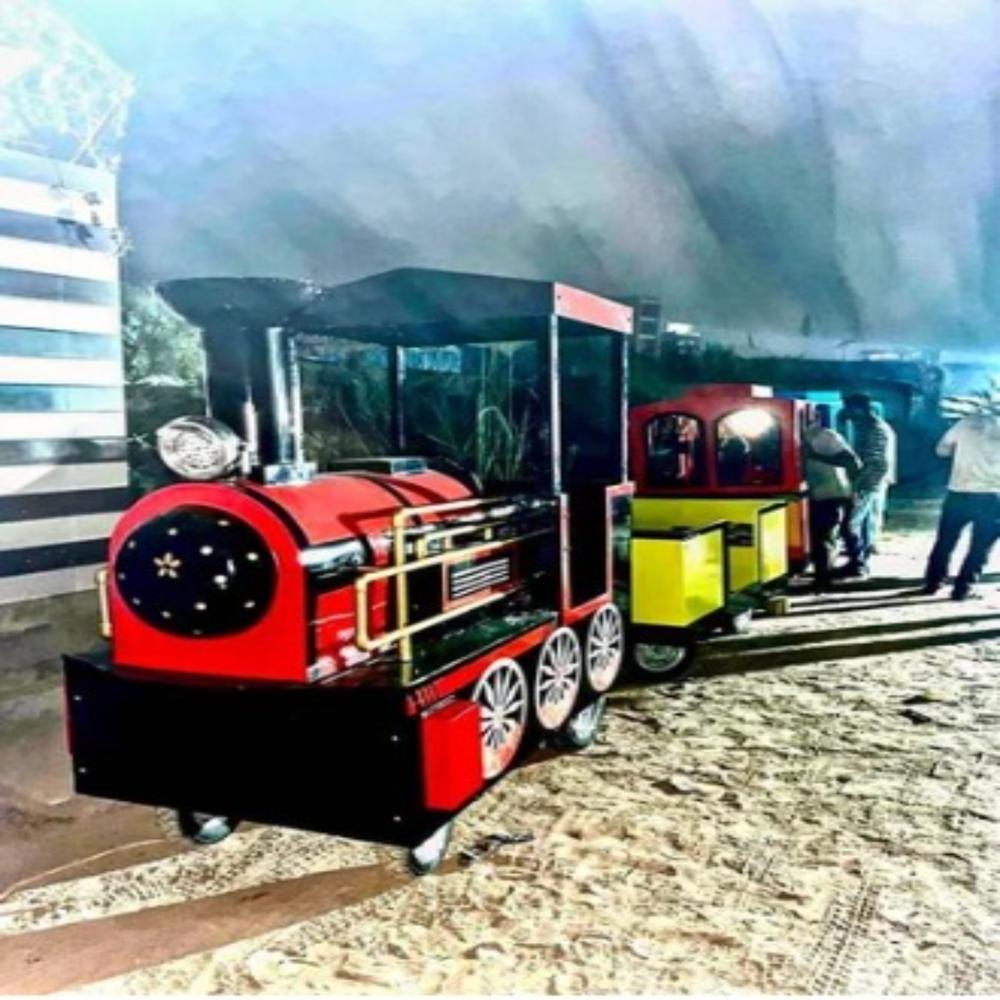 Wooden Trackless Train
