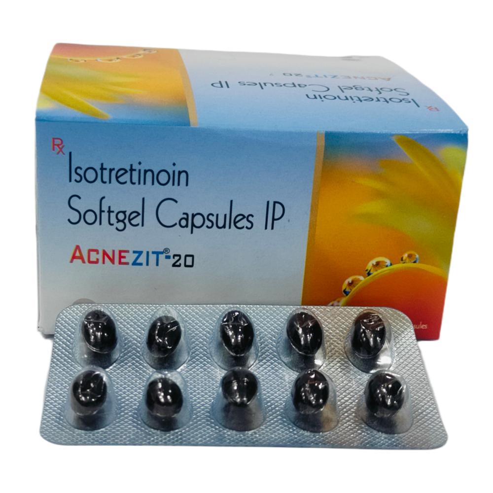 Acnezit 20 Isotretinoin Softgel Capsules IP