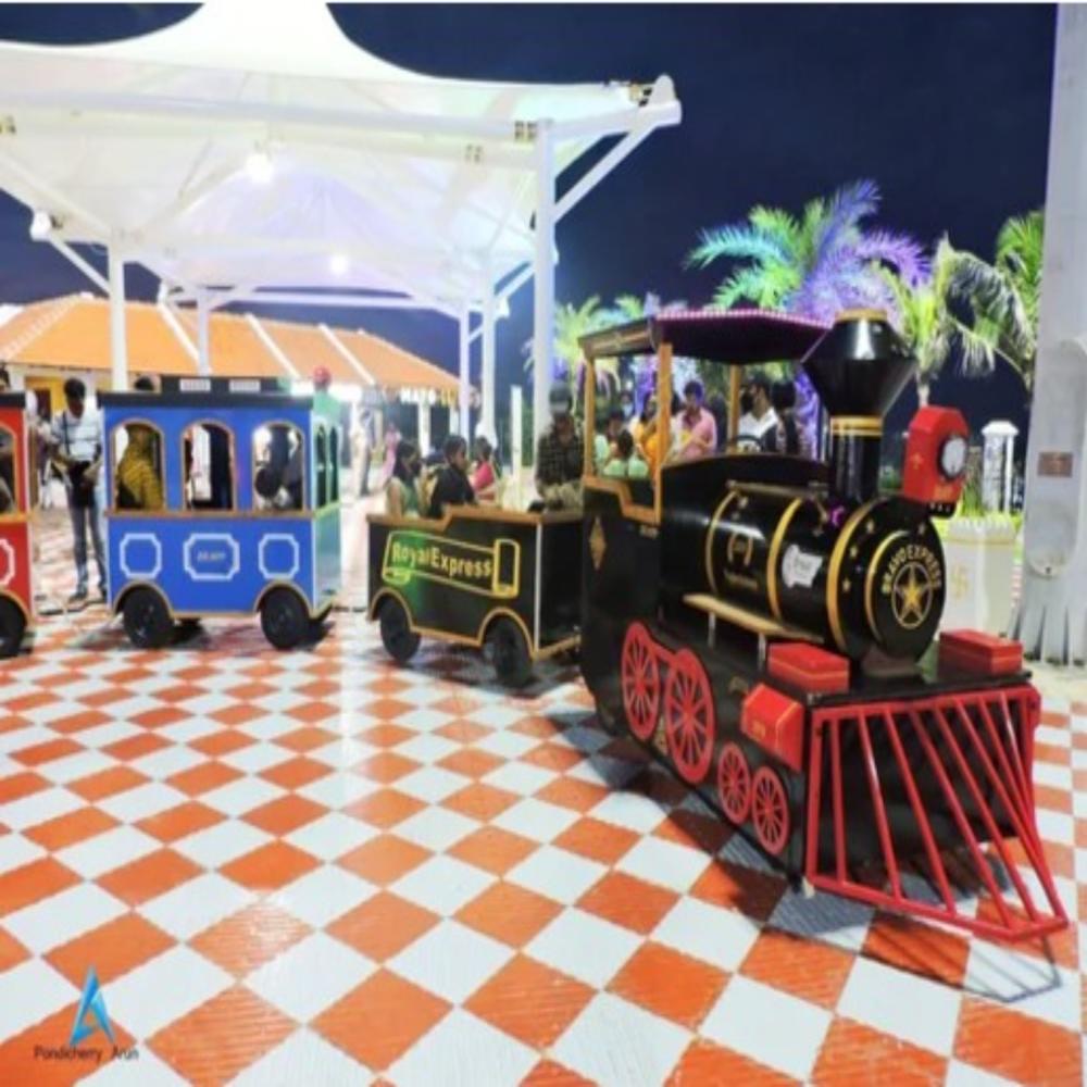 Amusement Park Trackless Train