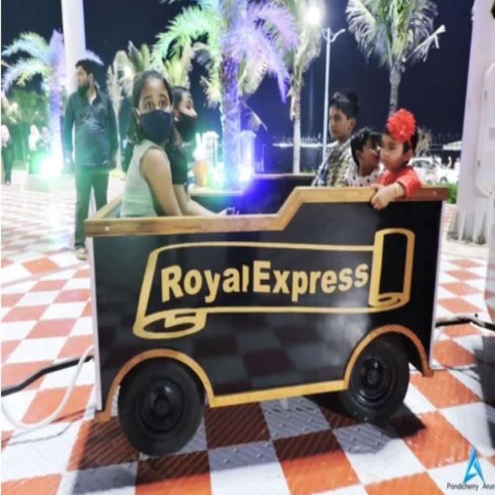 Amusement Park Trackless Train