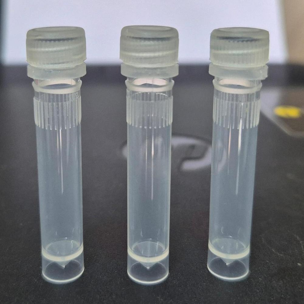Storage Vials - Polypropylene 2ml Clear, Screw Cap, Reusable, High Clarity