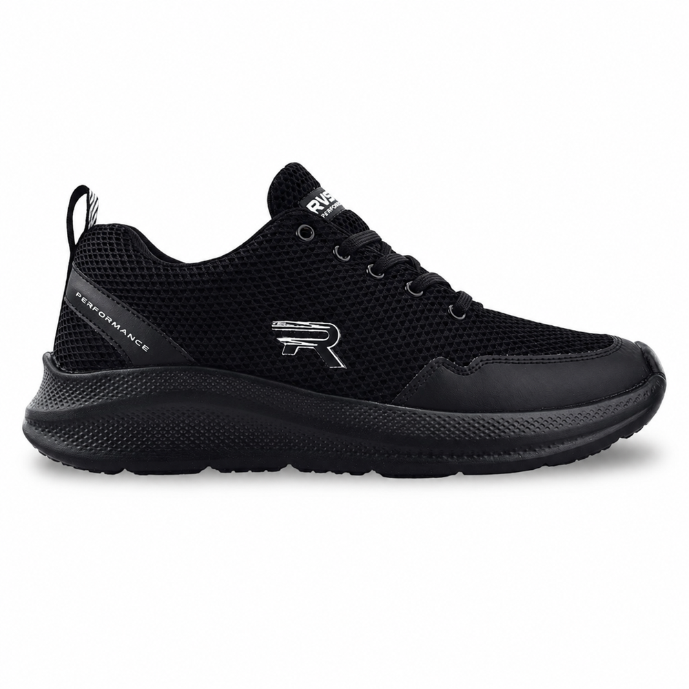 Walker Black Men's Walking Shoes - Feature: Lightweight