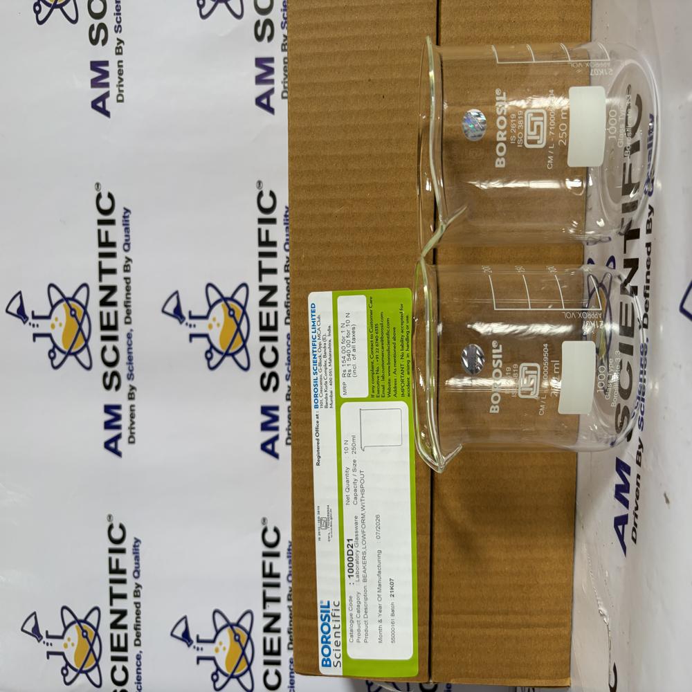 Low Form Beaker With Spout 250ml