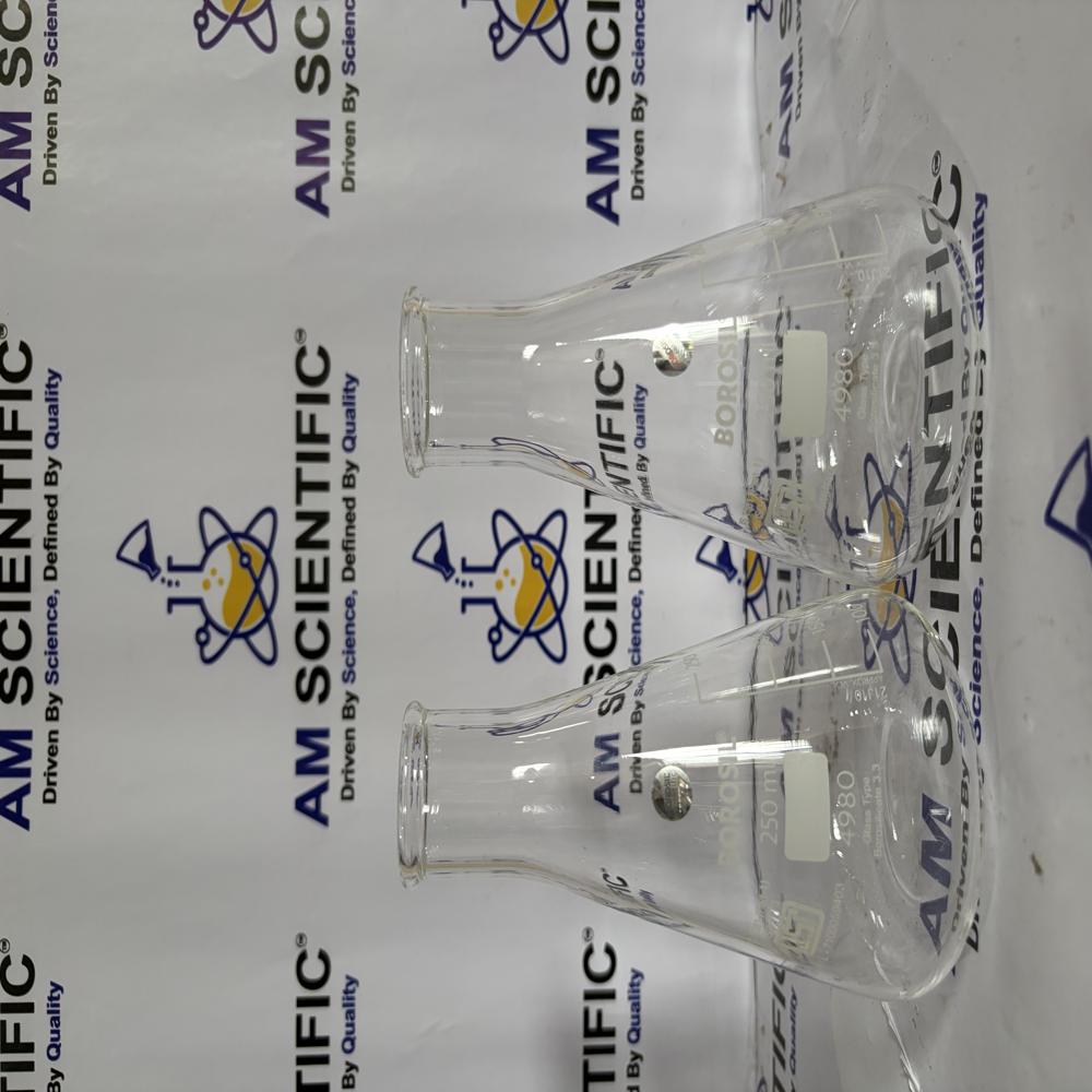 Erlenmeyer (Conical) Flask Narrow Mouth With Rim 250 mL