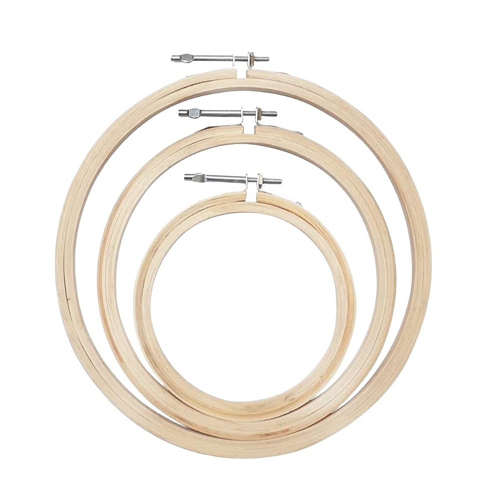 Wooden Hoop Ring Set For Embroidery - Application: Emb
