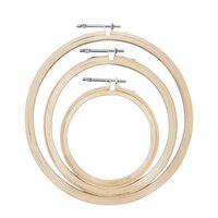 Wooden Hoop Ring Set for Embroidery